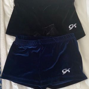 GK ELITE VELVET GYMNASTIC SHORTS